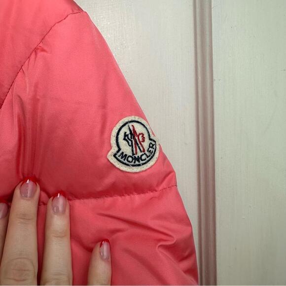 Moncler Kids Snap Button Caille  Giubbotto Snap Button Down Puffer Jacket - Picture 3 of 12